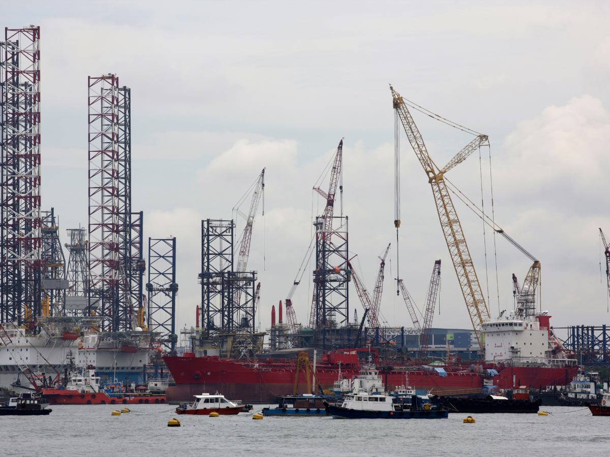 Dockside view of multiple vessels